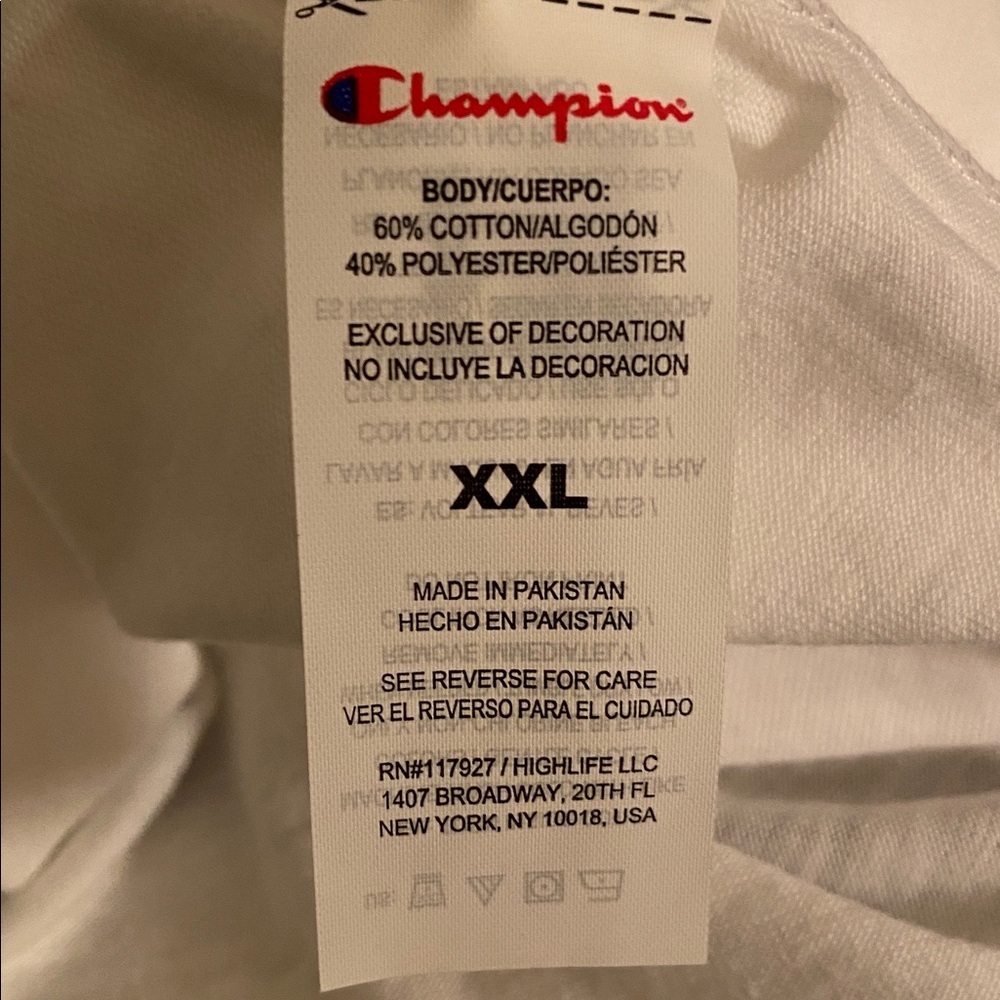 Champion Men's Graphic T-Shirt - White new 🆕 - Picture 7 of 7
